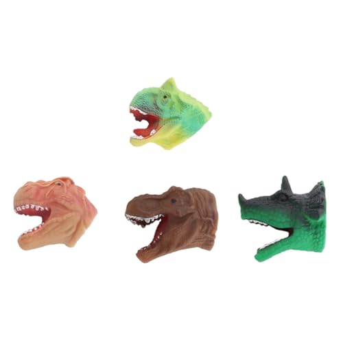 SOPOTUTU 4 Stück Teiliges Dinosaurier Fingerpuppen Interaktives Dino Kopf für Weiche Bequeme Handpuppen für Fantasievolles Rollenspiel und Spielerische Eltern Junge Mädchen Kommunikation SOPOTUTU 4 Stück Teiliges Dinosaurier Fingerpuppen Interaktives Dino Kopf für Weiche Bequeme Handpuppen für Fantasievolles Rollenspiel und Spielerische Eltern Junge Mädchen Kommunikation von SOPOTUTU