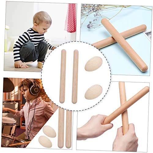 SOPOTUTU 4 Stück Teiliges Holz Percussion Set mit Rhythmusstäben und Shakern Sicheres Musikinstrument für Jungen und Mädchen Rhythmusgefühl und Feinmotorik SOPOTUTU 4 Stück Teiliges Holz Percussion Set mit Rhythmusstäben und Shakern Sicheres Musikinstrument für Jungen und Mädchen Rhythmusgefühl und Feinmotorik von SOPOTUTU