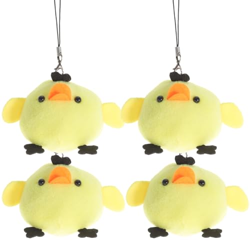 SOPOTUTU 4 Stück Teiliges Kleine Plüschküken Anhänger Kuscheltier Dekoration Cartoon Hochzeit Wurf Deko Weiches Material Sicher für Farblich Sortiert Zufällige Farbe SOPOTUTU 4 Stück Teiliges Kleine Plüschküken Anhänger Kuscheltier Dekoration Cartoon Hochzeit Wurf Deko Weiches Material Sicher für Farblich Sortiert Zufällige Farbe von SOPOTUTU