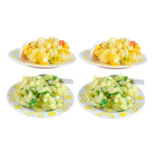 SOPOTUTU 4 Stück Teiliges Miniatur Eier Reis Modell aus Langlebigem PVC Realistische Künstliche Lebensmittel für Puppenhausdekoration Detailgetreue Küchenspielzeug Requisite Lebensechte SOPOTUTU 4 Stück Teiliges Miniatur Eier Reis Modell aus Langlebigem PVC Realistische Künstliche Lebensmittel für Puppenhausdekoration Detailgetreue Küchenspielzeug Requisite Lebensechte von SOPOTUTU