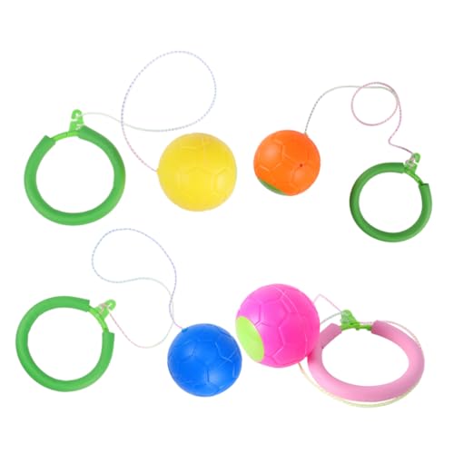 SOPOTUTU 4 Stück Teiliges Skip Ball für Leichtes Sprungball mit Fußring Sicherer Ankle Skip Jump für Drinnen und Draußen Aktives Hüpfspielzeug für Jungen und Mädchen Zufällige Farbe SOPOTUTU 4 Stück Teiliges Skip Ball für Leichtes Sprungball mit Fußring Sicherer Ankle Skip Jump für Drinnen und Draußen Aktives Hüpfspielzeug für Jungen und Mädchen Zufällige Farbe von SOPOTUTU