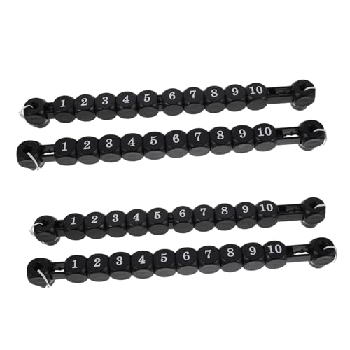 SOPOTUTU 4 Stück Tischfußball Punktezähler Anzeiger Fußball Tisch Punktezähler Für Tischfußball Fußball Werkzeuge Kunststoff Schwarz SOPOTUTU 4 Stück Tischfußball Punktezähler Anzeiger Fußball Tisch Punktezähler Für Tischfußball Fußball Werkzeuge Kunststoff Schwarz von SOPOTUTU