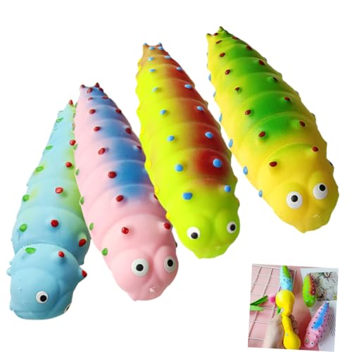 SOPOTUTU 4stücke Teiliges Kawaii Raupe Quetschspielzeug Lustige Dehnbare Und Abriebfeste Stressspielzeuge Für Erwachsene Zur Stressbewältigung Und Entspannung SOPOTUTU 4stücke Teiliges Kawaii Raupe Quetschspielzeug Lustige Dehnbare Und Abriebfeste Stressspielzeuge Für Erwachsene Zur Stressbewältigung Und Entspannung von SOPOTUTU