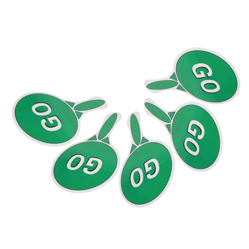 SOPOTUTU 5 Stück Doppelseitiges Handliches Straßenverkehrsschild für Rote und Grüne Signal-Paddles Leicht und Kompakt für Kindergarten Grundschulspiele zur Verkehrssicherheit SOPOTUTU 5 Stück Doppelseitiges Handliches Straßenverkehrsschild für Rote und Grüne Signal-Paddles Leicht und Kompakt für Kindergarten Grundschulspiele zur Verkehrssicherheit von SOPOTUTU