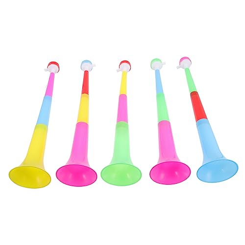 SOPOTUTU 5 Stück Teiliges Ausziehbarer aus Kunststoff Laute Party Sportfansignalhörner als Lärmmacher und Partydekoration für Jungen und Mädchen bei Sportevents und Feierlichkeiten SOPOTUTU 5 Stück Teiliges Ausziehbarer aus Kunststoff Laute Party Sportfansignalhörner als Lärmmacher und Partydekoration für Jungen und Mädchen bei Sportevents und Feierlichkeiten von SOPOTUTU