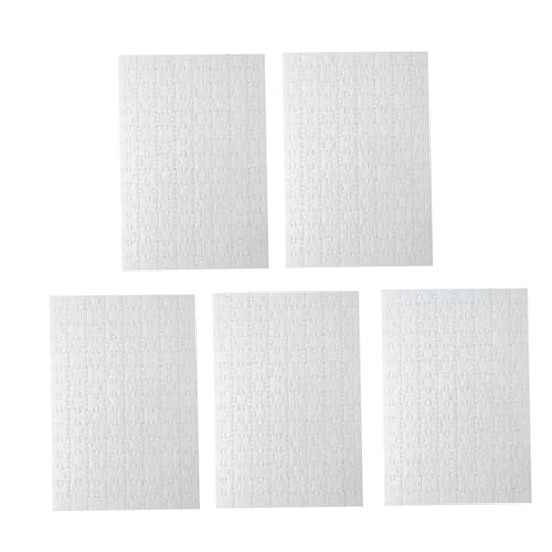 SOPOTUTU 5 Stück Teiliges Blanko Puzzle aus Papier zum Bemalen DIY Jigsaw Puzzles für Kindergeburtstage Hochzeiten Schulaktivitäten Vorgefertigt und Stabil Vielseitig Gestaltbar mit SOPOTUTU 5 Stück Teiliges Blanko Puzzle aus Papier zum Bemalen DIY Jigsaw Puzzles für Kindergeburtstage Hochzeiten Schulaktivitäten Vorgefertigt und Stabil Vielseitig Gestaltbar mit von SOPOTUTU