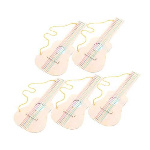 SOPOTUTU 5 Stück Teiliges DIY Holzgitarren für Unbemalte Glatte Oberfläche Sicher Leicht zu Bemalen Robustes Holzgitarren Bastelset für Jungen und Mädchen zum Kreativen Musikinstrument SOPOTUTU 5 Stück Teiliges DIY Holzgitarren für Unbemalte Glatte Oberfläche Sicher Leicht zu Bemalen Robustes Holzgitarren Bastelset für Jungen und Mädchen zum Kreativen Musikinstrument von SOPOTUTU