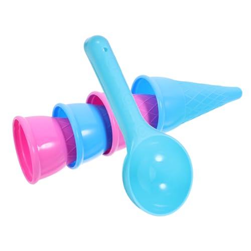 SOPOTUTU 5 Stück Teiliges Eiscreme Kuchenschaufel für Bunte Sandspielzeuge aus Umweltfreundlichem Kunststoff für Strand und Sandkasten Kreativität und Eltern Junge Mädchen SOPOTUTU 5 Stück Teiliges Eiscreme Kuchenschaufel für Bunte Sandspielzeuge aus Umweltfreundlichem Kunststoff für Strand und Sandkasten Kreativität und Eltern Junge Mädchen von SOPOTUTU
