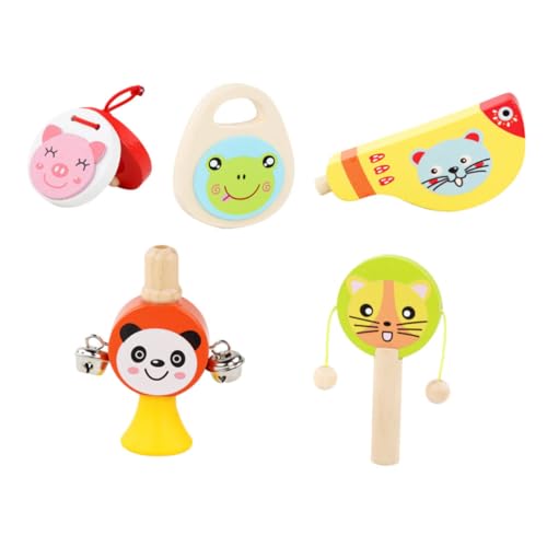 SOPOTUTU 5 Stück Teiliges Holz Percussion Musikinstrument für Kreatives zur Musikalischen Früherziehung Pädagogisch Bedeutsam Fördert Gehör und Rhythmusgefühl als für Mädchen und Jungen SOPOTUTU 5 Stück Teiliges Holz Percussion Musikinstrument für Kreatives zur Musikalischen Früherziehung Pädagogisch Bedeutsam Fördert Gehör und Rhythmusgefühl als für Mädchen und Jungen von SOPOTUTU