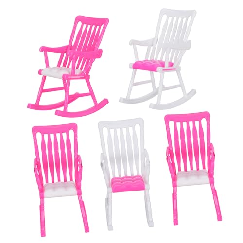 SOPOTUTU 5 Stück Teiliges Mini Schaukelstuhl für Puppenhaus Kleine Rollenspiel Stühle Bunte Miniatur Püppchen Möbel Sichere Accessoires für Kindergarten und Puppenhaus Zufällige Farbe SOPOTUTU 5 Stück Teiliges Mini Schaukelstuhl für Puppenhaus Kleine Rollenspiel Stühle Bunte Miniatur Püppchen Möbel Sichere Accessoires für Kindergarten und Puppenhaus Zufällige Farbe von SOPOTUTU