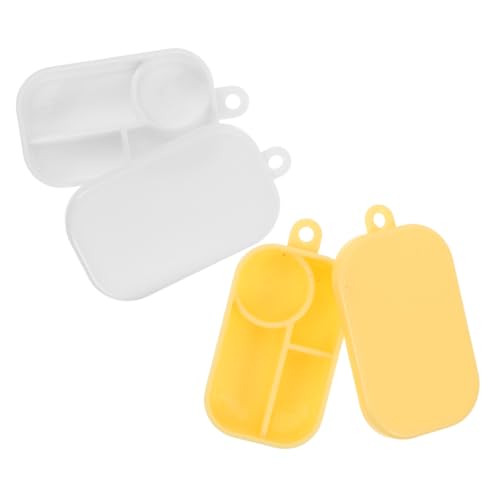 SOPOTUTU 50 Stück Mini Lunchbox mit Fächern Realistische Snack-Container für Leichte Miniatur-essensbox für Puppenhaus Rollenspiele Picknick und Küchenzubehör SOPOTUTU 50 Stück Mini Lunchbox mit Fächern Realistische Snack-Container für Leichte Miniatur-essensbox für Puppenhaus Rollenspiele Picknick und Küchenzubehör von SOPOTUTU