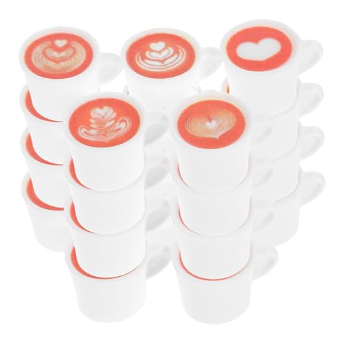 SOPOTUTU 50 Stück Miniatur Kaffeetassen Resin Realistische Mini Kaffeebecher Puppenhaus Zubehör Detailreiche Kleine Küchendeko für DIY Basteln Tischdekoration Lernspielzeug SOPOTUTU 50 Stück Miniatur Kaffeetassen Resin Realistische Mini Kaffeebecher Puppenhaus Zubehör Detailreiche Kleine Küchendeko für DIY Basteln Tischdekoration Lernspielzeug von SOPOTUTU