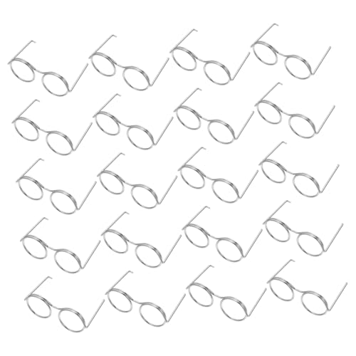 SOPOTUTU 50 Stück Miniatur Puppenbrillen Metallrahmen Mini Doll Glasses für DIY Basteln Puppenhaus Dekoration Filigrane Kleine Sonnenbrillen und Runde Brillen als Foto Requisiten SOPOTUTU 50 Stück Miniatur Puppenbrillen Metallrahmen Mini Doll Glasses für DIY Basteln Puppenhaus Dekoration Filigrane Kleine Sonnenbrillen und Runde Brillen als Foto Requisiten von SOPOTUTU