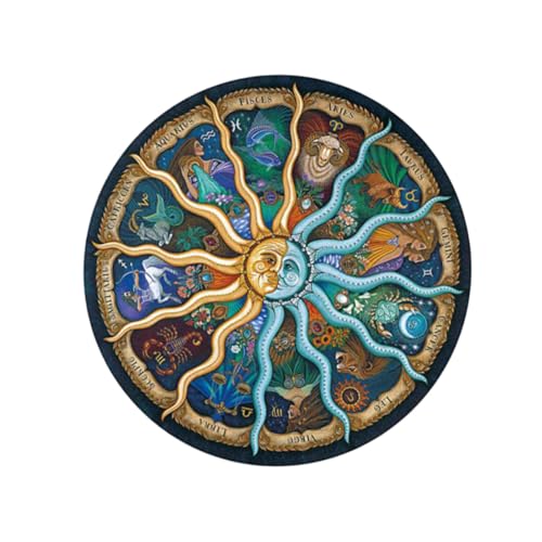 SOPOTUTU 500 Stück Teiliges Rundes Papier Puzzle Puzzle für Erwachsene und Pädagogisches Farbenfrohes Langlebig Lernspielzeug SOPOTUTU 500 Stück Teiliges Rundes Papier Puzzle Puzzle für Erwachsene und Pädagogisches Farbenfrohes Langlebig Lernspielzeug von SOPOTUTU