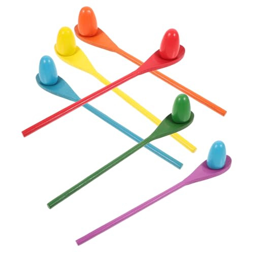 SOPOTUTU 6 Sätze Teiliges Holz Eier und Löffel Rennspiel Pädagogisches Gleichgewichtstraining für Buntes Balancespiel Fördert Motorik und Gleichgewichtssinn bei Mädchen und Jungen SOPOTUTU 6 Sätze Teiliges Holz Eier und Löffel Rennspiel Pädagogisches Gleichgewichtstraining für Buntes Balancespiel Fördert Motorik und Gleichgewichtssinn bei Mädchen und Jungen von SOPOTUTU