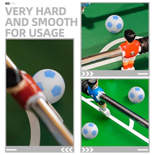 SOPOTUTU 6 Stück Mini Tischkicker Bälle Fußball Ersatzkugeln für Standard Tischfußballspiel Zubehör in Grün weiß und Blau weiß Geeignet für Spieltische und Wettbewerbe SOPOTUTU 6 Stück Mini Tischkicker Bälle Fußball Ersatzkugeln für Standard Tischfußballspiel Zubehör in Grün weiß und Blau weiß Geeignet für Spieltische und Wettbewerbe von SOPOTUTU