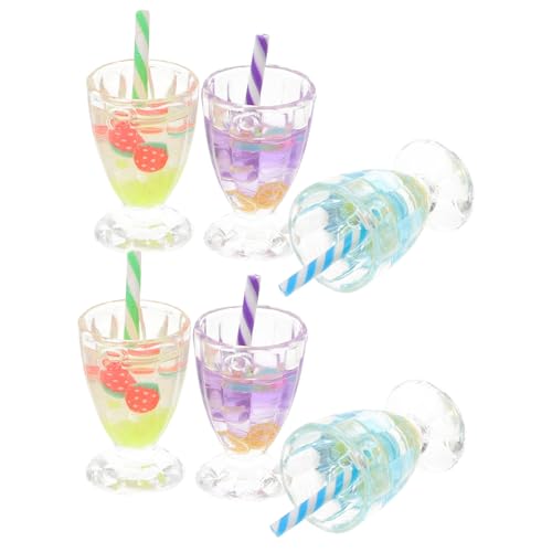 SOPOTUTU 6 Stück Teiliges Miniatur Puppenhaus Eisbecher aus Robustem Harz Leuchtende Früchte Dekorative Mini Gläser für Puppenhausküche und Realistische Esszimmerszene Wiederverwendbar SOPOTUTU 6 Stück Teiliges Miniatur Puppenhaus Eisbecher aus Robustem Harz Leuchtende Früchte Dekorative Mini Gläser für Puppenhausküche und Realistische Esszimmerszene Wiederverwendbar von SOPOTUTU