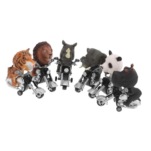 SOPOTUTU 6 Stück Teiliges Pull-Back Auto Set für Plastik Motorrad Tiere Reibungsbetriebene Inertia Fahrzeuge Pädagogische Tierfiguren für Jungen und Mädchen Batteriefrei Robust für Innen SOPOTUTU 6 Stück Teiliges Pull-Back Auto Set für Plastik Motorrad Tiere Reibungsbetriebene Inertia Fahrzeuge Pädagogische Tierfiguren für Jungen und Mädchen Batteriefrei Robust für Innen von SOPOTUTU