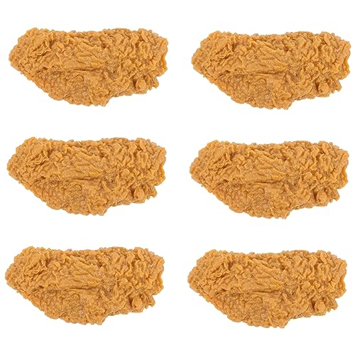 SOPOTUTU 6 Stück Teiliges Realistisches Hähnchenflügel Deko Künstliches Gebratenes Lebensmittelmodell Fotorealistisches Chicken Wing Prop für Garten Küche Fotografie und Wohnraumgestaltung SOPOTUTU 6 Stück Teiliges Realistisches Hähnchenflügel Deko Künstliches Gebratenes Lebensmittelmodell Fotorealistisches Chicken Wing Prop für Garten Küche Fotografie und Wohnraumgestaltung von SOPOTUTU