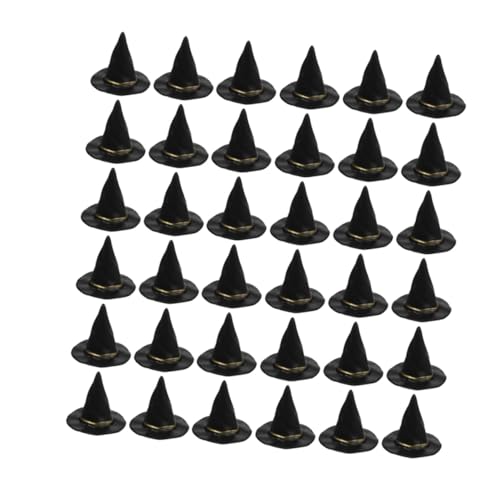 SOPOTUTU 72 Stück Teiliges Hexenhüte für DIY Basteln Schwarze Kunststoff Hexenhüte für Puppenhaus Halloween Party Deko Leichte Hut Accessoires für Tisch und Regalgestaltung SOPOTUTU 72 Stück Teiliges Hexenhüte für DIY Basteln Schwarze Kunststoff Hexenhüte für Puppenhaus Halloween Party Deko Leichte Hut Accessoires für Tisch und Regalgestaltung von SOPOTUTU