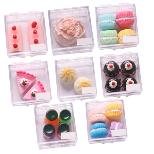 SOPOTUTU 8 Sätze Teiliges Miniatur Dessert Modell Set Harz Realistische Mini Kuchen und Brot Dekorationen Langlebig und Farbecht für Puppenhaus Kreative Bastelideen und Spiellebensmittel SOPOTUTU 8 Sätze Teiliges Miniatur Dessert Modell Set Harz Realistische Mini Kuchen und Brot Dekorationen Langlebig und Farbecht für Puppenhaus Kreative Bastelideen und Spiellebensmittel von SOPOTUTU