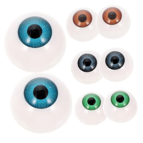 SOPOTUTU 8 Stück Teiliges Hohles Puppenaugen Bunte DIY Halloween Horror Requisiten Langlebige Kunststoffaugen Lebendige Augen für Masken und Partydekoration Zufällige Farben SOPOTUTU 8 Stück Teiliges Hohles Puppenaugen Bunte DIY Halloween Horror Requisiten Langlebige Kunststoffaugen Lebendige Augen für Masken und Partydekoration Zufällige Farben von SOPOTUTU