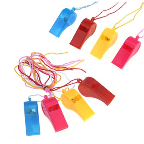 SOPOTUTU 8 Stück Teiliges Kunststoff Sportpfeifen mit Schwarzem Umhängeband Robuste Trillerpfeifen für Schiedsrichter und Trainer Langlebig mit Klarem Signalton für Fußball Zufällige Farbe SOPOTUTU 8 Stück Teiliges Kunststoff Sportpfeifen mit Schwarzem Umhängeband Robuste Trillerpfeifen für Schiedsrichter und Trainer Langlebig mit Klarem Signalton für Fußball Zufällige Farbe von SOPOTUTU