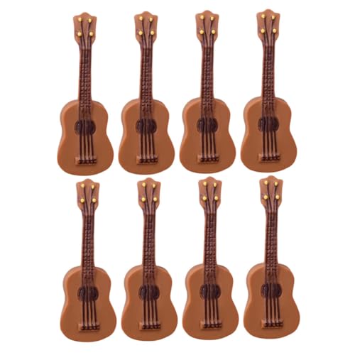 SOPOTUTU 8 Stück Teiliges Miniatur Gitarrenmodell Kreative Mini Musikinstrumente aus Resin Detailreiche Puppenhaus Deko Langlebig und Vielseitig als Sammlerstück oder Geeignet SOPOTUTU 8 Stück Teiliges Miniatur Gitarrenmodell Kreative Mini Musikinstrumente aus Resin Detailreiche Puppenhaus Deko Langlebig und Vielseitig als Sammlerstück oder Geeignet von SOPOTUTU