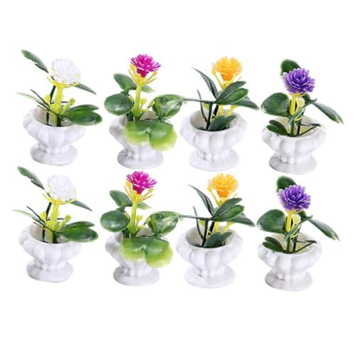 SOPOTUTU 8 Stück Teiliges Miniatur Puppenhaus Dekoration Mini pflanzenmodell Realistische Landschaftsdeko für Puppenhaus Wohnzimmer Garten SOPOTUTU 8 Stück Teiliges Miniatur Puppenhaus Dekoration Mini pflanzenmodell Realistische Landschaftsdeko für Puppenhaus Wohnzimmer Garten von SOPOTUTU