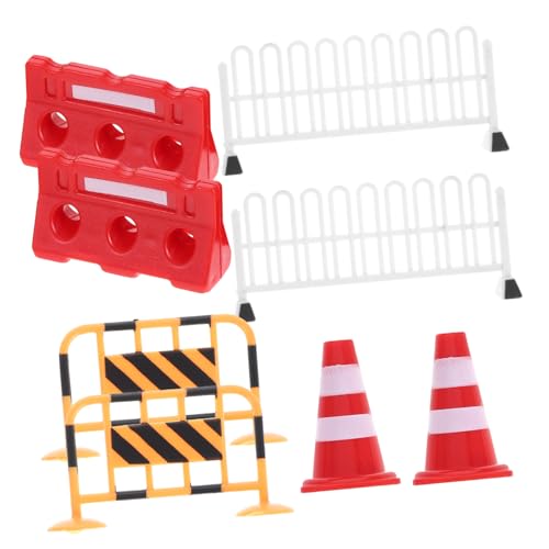 SOPOTUTU 8 Stück Teiliges Verkehrsschild Spielzeugset mit Bunten Miniatur Absperrhütchen und Straßensperren Robustes Lernspielzeug für Verkehrsregelung Modellbau und Schulprojekte SOPOTUTU 8 Stück Teiliges Verkehrsschild Spielzeugset mit Bunten Miniatur Absperrhütchen und Straßensperren Robustes Lernspielzeug für Verkehrsregelung Modellbau und Schulprojekte von SOPOTUTU