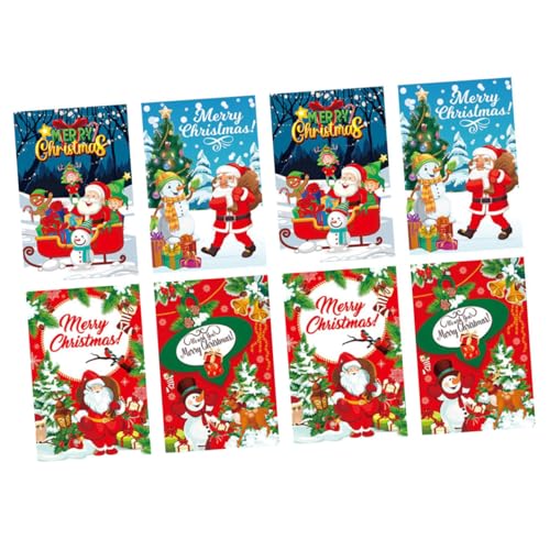 SOPOTUTU 8 Stück Teiliges Weihnachtsweinflaschen Aufkleber aus Papier Langlebig und Sicher Selbstklebende Flaschenetiketten für Wein Bier Partydekorationen und Festliche Feierlichkeiten SOPOTUTU 8 Stück Teiliges Weihnachtsweinflaschen Aufkleber aus Papier Langlebig und Sicher Selbstklebende Flaschenetiketten für Wein Bier Partydekorationen und Festliche Feierlichkeiten von SOPOTUTU