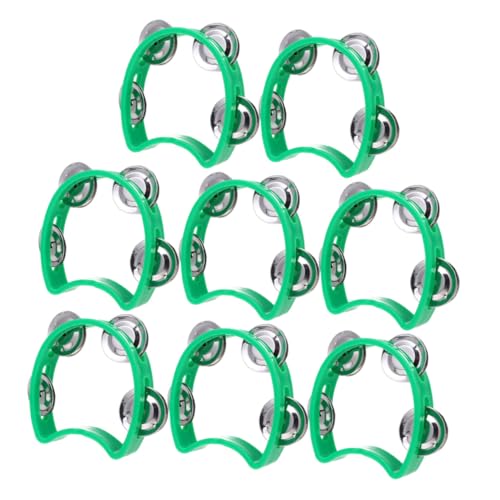 SOPOTUTU 8 Stück Teiliges mit Metallklingeln Grünes Musik-Shaker-Percussion-Instrument für Musikförderung Gruppenspiel und Kreative Rhythmuserkundung SOPOTUTU 8 Stück Teiliges mit Metallklingeln Grünes Musik-Shaker-Percussion-Instrument für Musikförderung Gruppenspiel und Kreative Rhythmuserkundung von SOPOTUTU