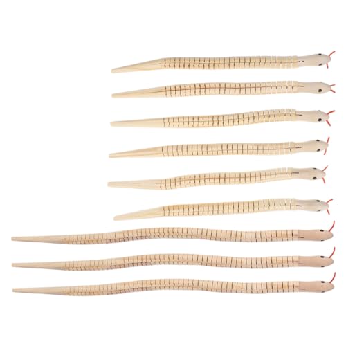 SOPOTUTU 9 Stück Teiliges Holz-schlangenspielzeug Flexible Gelenkige Holzschlangen zum Bemalen Realistisches Simulationstier für Kunsthandwerk Kindergeburtstag Kreative Freizeitgestaltung SOPOTUTU 9 Stück Teiliges Holz-schlangenspielzeug Flexible Gelenkige Holzschlangen zum Bemalen Realistisches Simulationstier für Kunsthandwerk Kindergeburtstag Kreative Freizeitgestaltung von SOPOTUTU