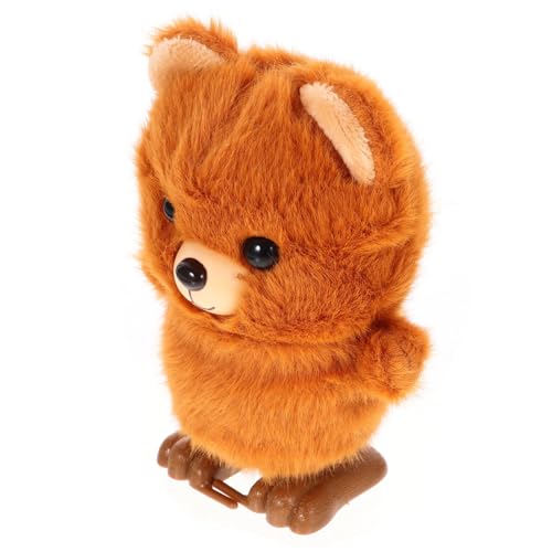 SOPOTUTU Aufziehbarer Hüpfender Bär Wind Up Plüsch Tier Clockwork Toy für Party Lustiges Mechanisches Laufendes Kuscheltier SOPOTUTU Aufziehbarer Hüpfender Bär Wind Up Plüsch Tier Clockwork Toy für Party Lustiges Mechanisches Laufendes Kuscheltier von SOPOTUTU