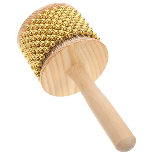 SOPOTUTU Cabasa Holz Percussion Instrument mit Metallperlen Professioneller Handshaker für Erwachsene und Tragbarer Musikalischer Shaker für Jazz und Weltmusik Robuster Rhythmusbegleiter SOPOTUTU Cabasa Holz Percussion Instrument mit Metallperlen Professioneller Handshaker für Erwachsene und Tragbarer Musikalischer Shaker für Jazz und Weltmusik Robuster Rhythmusbegleiter von SOPOTUTU