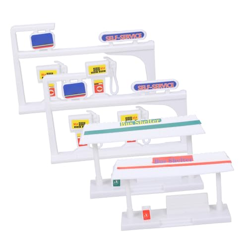 SOPOTUTU DIY Modellset Buswartehäuschen und Tankstellenmodell für Sandtisch Zubehör Pädagogisches zur Kreativität und Hand Auge koordination Sichere Verarbeitung SOPOTUTU DIY Modellset Buswartehäuschen und Tankstellenmodell für Sandtisch Zubehör Pädagogisches zur Kreativität und Hand Auge koordination Sichere Verarbeitung von SOPOTUTU