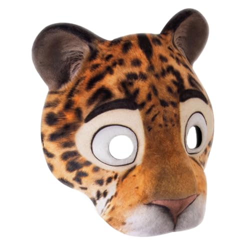 SOPOTUTU EVA Tiermaske Leopard Gesicht mit Elastischem Band Leichte Halloween Karneval Maske für Erwachsene Atmungsaktiv und Bequem für Faschings und Kostümpartys SOPOTUTU EVA Tiermaske Leopard Gesicht mit Elastischem Band Leichte Halloween Karneval Maske für Erwachsene Atmungsaktiv und Bequem für Faschings und Kostümpartys von SOPOTUTU