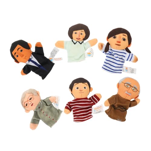SOPOTUTU Familien fingerpuppen aus Hochwertigem Interaktives zur Beruhigung und Frühkindlichen Bunte Figuren für Junge Mädchen und Pädagogisch und Unterhaltsam SOPOTUTU Familien fingerpuppen aus Hochwertigem Interaktives zur Beruhigung und Frühkindlichen Bunte Figuren für Junge Mädchen und Pädagogisch und Unterhaltsam von SOPOTUTU