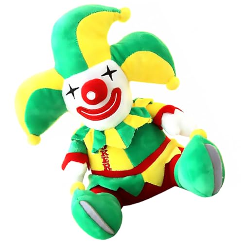 SOPOTUTU Halloween Clown Deko Puppe Kurzes Plüsch Kuscheltier Samtig Gefüllt Lustige Tischdekoration für Wohnzimmer Schlafzimmer Büro SOPOTUTU Halloween Clown Deko Puppe Kurzes Plüsch Kuscheltier Samtig Gefüllt Lustige Tischdekoration für Wohnzimmer Schlafzimmer Büro von SOPOTUTU