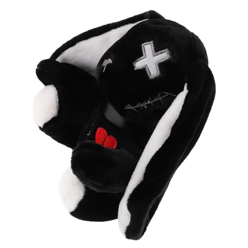 SOPOTUTU Halloween Gothic Plüschtier Hase Niedliches Kuscheltier mit Großen Ohren Süße Halloween Deko und Weiches Stofftier für Sofa Bett Tisch Originelle Sammlerfigur SOPOTUTU Halloween Gothic Plüschtier Hase Niedliches Kuscheltier mit Großen Ohren Süße Halloween Deko und Weiches Stofftier für Sofa Bett Tisch Originelle Sammlerfigur von SOPOTUTU