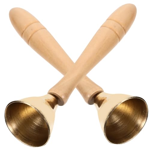 SOPOTUTU Handglocken Reinem Kupfer mit Holzgriff Pädagogisches Percussion Musikinstrument für Vorschulkinder Rhythmus Kreativität und Musikalischer Entwicklung SOPOTUTU Handglocken Reinem Kupfer mit Holzgriff Pädagogisches Percussion Musikinstrument für Vorschulkinder Rhythmus Kreativität und Musikalischer Entwicklung von SOPOTUTU
