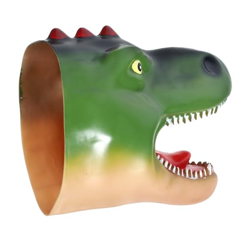 SOPOTUTU Handpuppe Dinosaurier aus Weichem Gummi Interaktives Rollenspiel für Kindgerechtes Handpuppenspielzeug Fördert Fantasie und Kommunikation Grün SOPOTUTU Handpuppe Dinosaurier aus Weichem Gummi Interaktives Rollenspiel für Kindgerechtes Handpuppenspielzeug Fördert Fantasie und Kommunikation Grün von SOPOTUTU