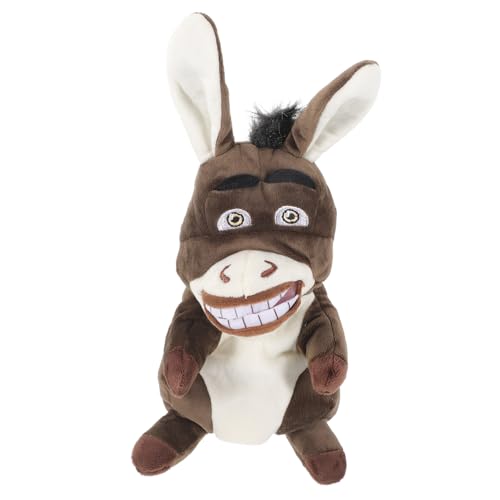 SOPOTUTU Handpuppe Esel Plüschtier Flauschig Waschbar Kuscheltier für Motorik Rollenspiel Geschichten Erzählen SOPOTUTU Handpuppe Esel Plüschtier Flauschig Waschbar Kuscheltier für Motorik Rollenspiel Geschichten Erzählen von SOPOTUTU