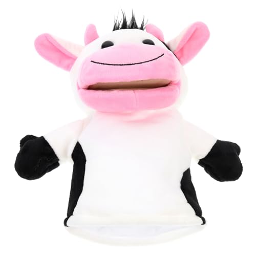 SOPOTUTU Handpuppe Kuscheltier Plüsch Tiermotiv Elefant oder Kuh Beweglicher Mund Interaktives für Rollenspiele Storytelling Pädagogisches Puppentheater SOPOTUTU Handpuppe Kuscheltier Plüsch Tiermotiv Elefant oder Kuh Beweglicher Mund Interaktives für Rollenspiele Storytelling Pädagogisches Puppentheater von SOPOTUTU