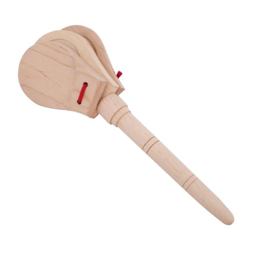 SOPOTUTU Holz Castagnetten mit Langem Griff Einfaches Percussion Instrument Langlebiges Musikspielzeug für Ab Jahr Fördert Hörvermögen Kreativität und Motorische Fähigkeiten SOPOTUTU Holz Castagnetten mit Langem Griff Einfaches Percussion Instrument Langlebiges Musikspielzeug für Ab Jahr Fördert Hörvermögen Kreativität und Motorische Fähigkeiten von SOPOTUTU