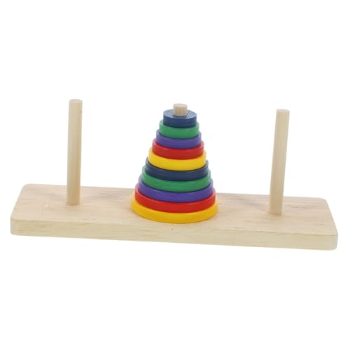 SOPOTUTU Holz Denkspiel Turm von Hanoi Intelligentes Knobelspiel für Erwachsene und Buntes Brettspiel Kreativität und Geistiger Entwicklung Langlebiges Puzzle SOPOTUTU Holz Denkspiel Turm von Hanoi Intelligentes Knobelspiel für Erwachsene und Buntes Brettspiel Kreativität und Geistiger Entwicklung Langlebiges Puzzle von SOPOTUTU