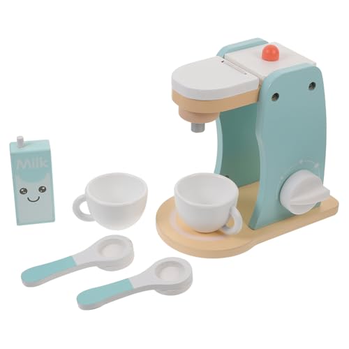 SOPOTUTU Holz Kaffeemaschine Spielzeugset Kinderküche Pädagogisches Rollenspiel Zubehör für Mädchen und Jungen Kreatives Fantasiespiel Lernspielzeug Holzmaterial SOPOTUTU Holz Kaffeemaschine Spielzeugset Kinderküche Pädagogisches Rollenspiel Zubehör für Mädchen und Jungen Kreatives Fantasiespiel Lernspielzeug Holzmaterial von SOPOTUTU