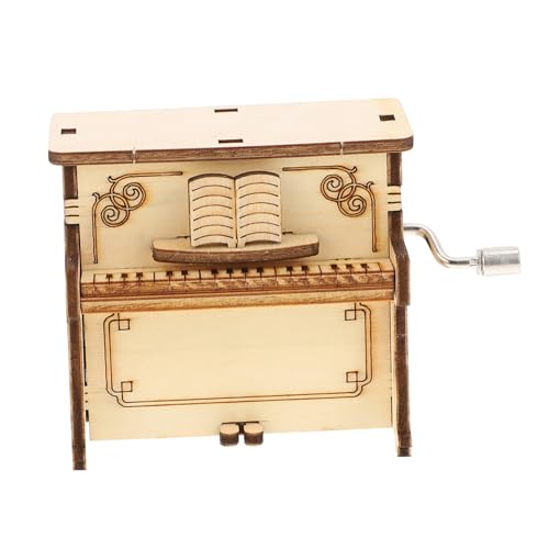 SOPOTUTU Holz Klavier Puzzle DIY Spieluhr Bausatz aus Premium Holz Kein Kleber Pädagogisches Bastelspielzeug für Kreativität und Feinmotorik Dekoratives Musikinstrument Modell SOPOTUTU Holz Klavier Puzzle DIY Spieluhr Bausatz aus Premium Holz Kein Kleber Pädagogisches Bastelspielzeug für Kreativität und Feinmotorik Dekoratives Musikinstrument Modell von SOPOTUTU