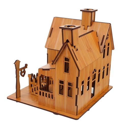 SOPOTUTU Holz Puzzle Haus Modell Bausatz Kreatives DIY Villa aus Langlebigem Holz Fördert Fantasie Geduld und Geschicklichkeit Erforderlich für Erwachsene SOPOTUTU Holz Puzzle Haus Modell Bausatz Kreatives DIY Villa aus Langlebigem Holz Fördert Fantasie Geduld und Geschicklichkeit Erforderlich für Erwachsene von SOPOTUTU