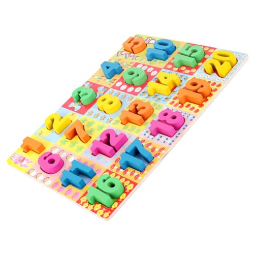 SOPOTUTU Holz Puzzle Zahlenmotiv Langlebige Bauklötze für Kognitive Lernhilfe zur Mengen Zahlenförderung Montessori Lernspielzeug für Kleinkinder SOPOTUTU Holz Puzzle Zahlenmotiv Langlebige Bauklötze für Kognitive Lernhilfe zur Mengen Zahlenförderung Montessori Lernspielzeug für Kleinkinder von SOPOTUTU